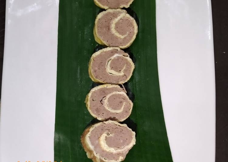 Resep Beef Egg Roll / Rollade Daging sapi, Bisa Manjain Lidah