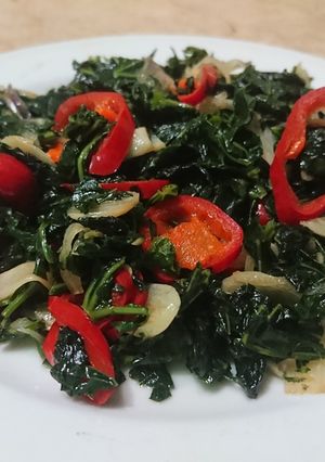 Foto resep Tumis Daun Pepaya Jepang