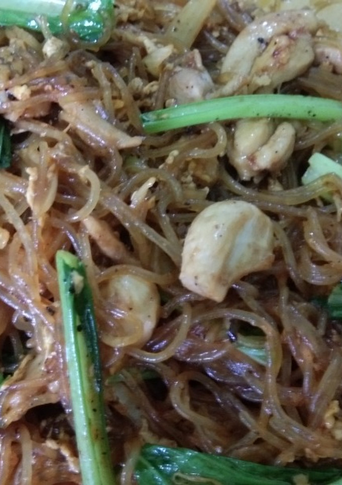 Foto resep Bihun lada hitam ayam