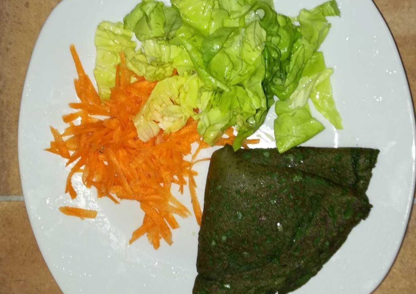 Crepes rellenos de muzarella