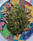 Ikan asin japuh sambal hijau
