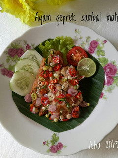 Foto resep Ayam geprek sambal matah