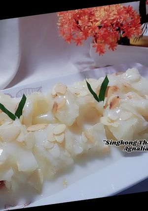 Foto resep "Singkong Thailand Almond Slice"