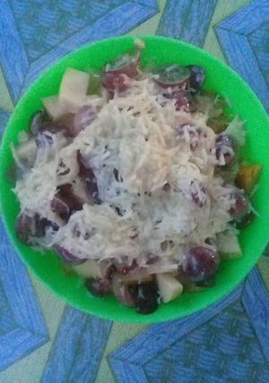 Foto resep 🌺salad buah akooh🍃