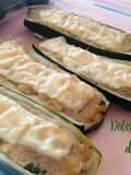 Zucchine ripiene di tonno e patate