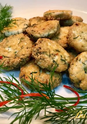 Hình của món Chả đậu thì là (chả cá chay).