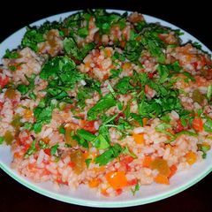 A picture of Mike's EZ Spicy Spanish Rice.