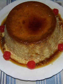 Una foto de Flan de tres leches