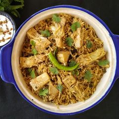 A picture of Jackfruit Biryani Pulao.