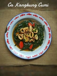 Foto resep Ca Kangkung Cumi