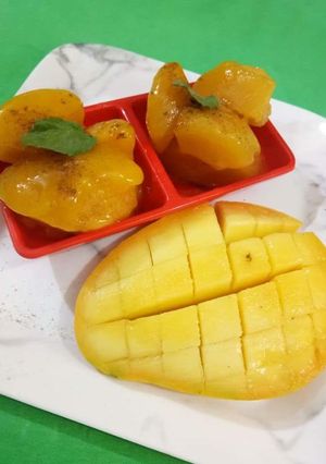 A picture of Mango jaljeera sorbet.