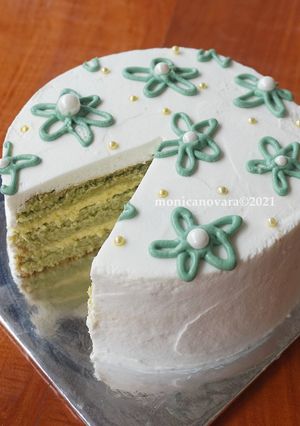 Foto resep Chiffon Bayam Krim Keju