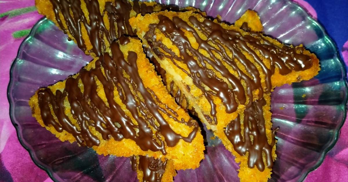 Resep Roti Tawar Goreng Isi Coklat Ncc Resep Camilan 