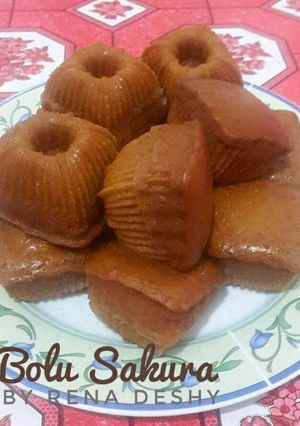 Foto resep Bolu sakura / apam caramel
