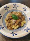 Creamy mushroom pasta