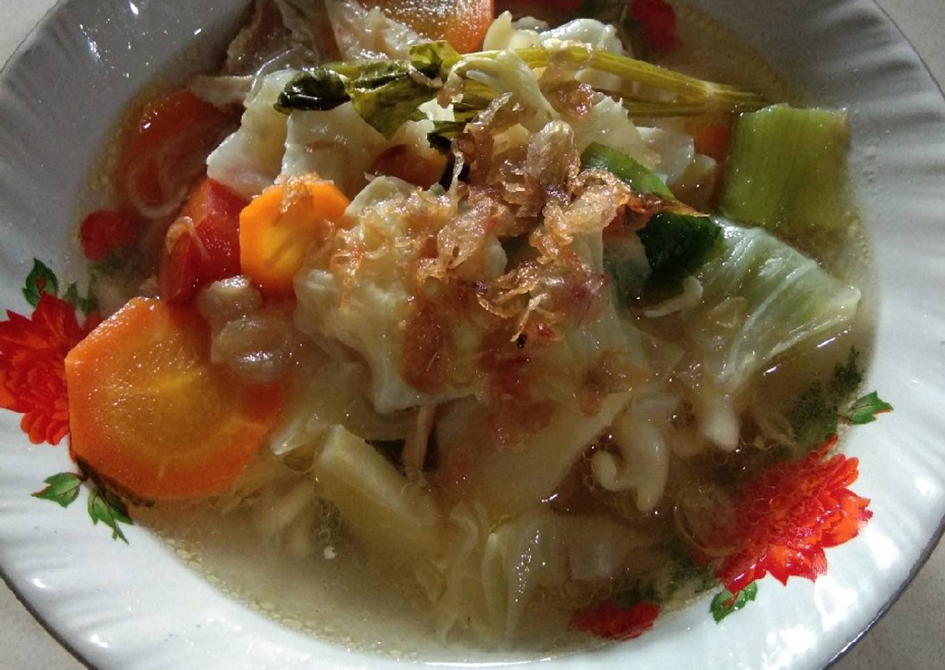 Sup sayur ayam