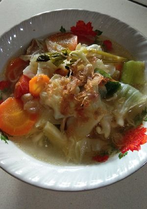 Foto resep Sup sayur ayam