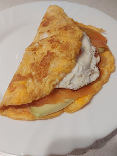 Una foto de Crepe de tortilla