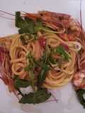Spaghetti con gamberoni al profumo di limone 🍋