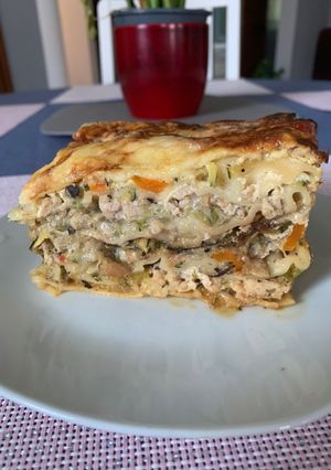 Rakott cukkini lasagne recept fotója