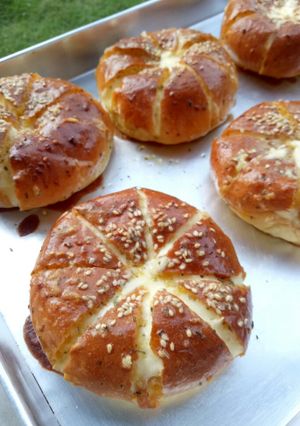 Foto resep Korean garlic cheese bread