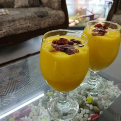 A picture of Mango Milkshake Cocktail.