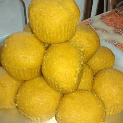 A picture of Besan ladoo.