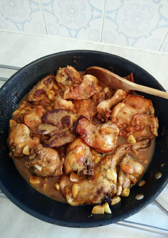 Una foto de Conejo en salsa (receta de Alberto chicote)