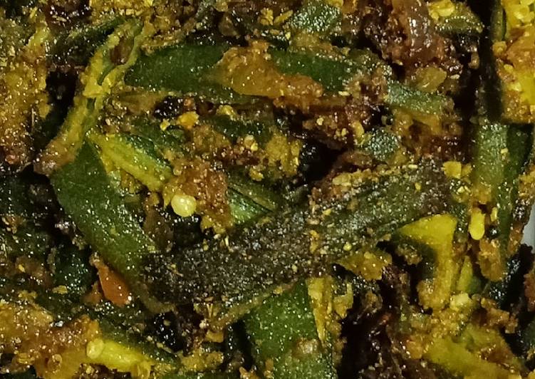 Masala bhindi sabji