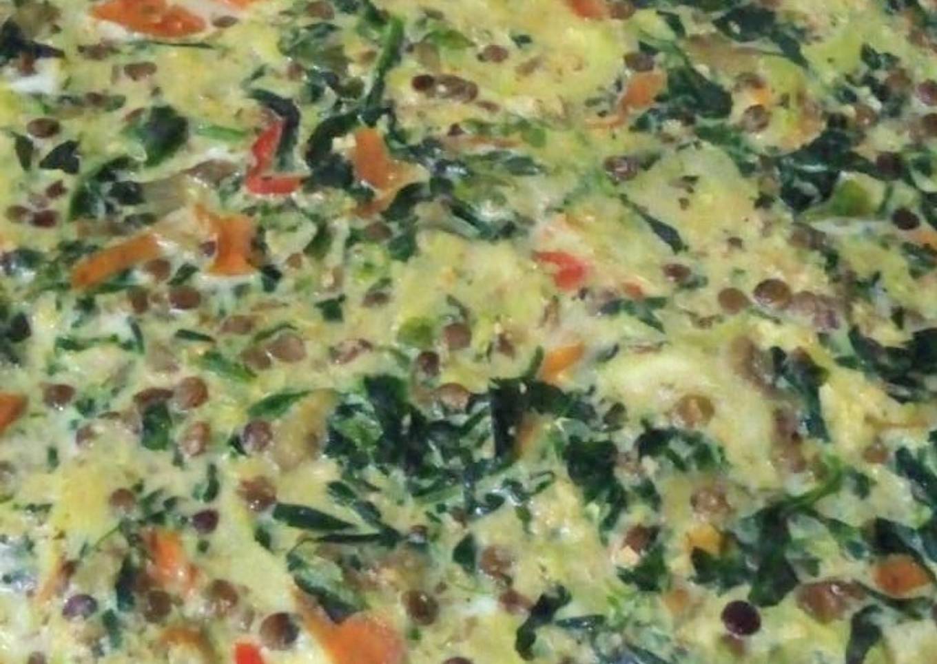 Tarta con las verduras que tengas en la heladera
