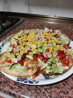 Una foto de Ensalada de Tortillas de Trigo