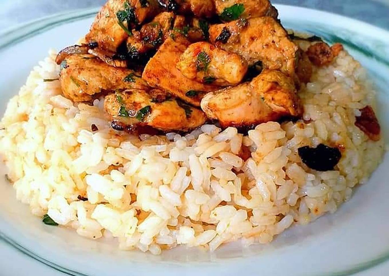 Pechuga de pollo tandoori de cocina creativa de alexis Urrutia