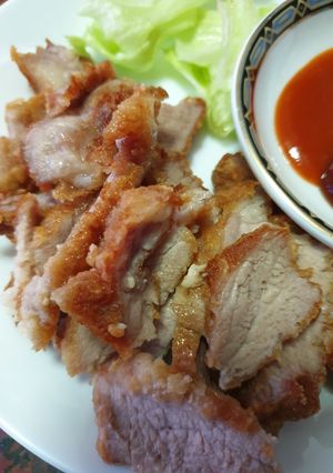 รูปของ หมูทอดแสนง่ายๆอร่อย