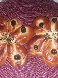 صورة لوصفة خبز الوردة