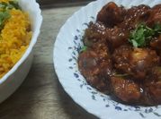A picture of cauliflower manchurian