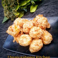 A picture of Yam balls.