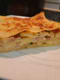 Lasaña de zapallo italiano y chorizo