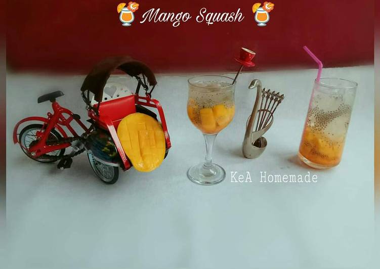 Langkah Mudah untuk Menyiapkan Mango Squash 🍹, Sempurna