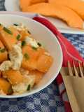 Insalata di melone e mozzarella