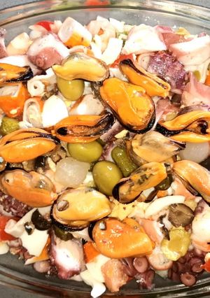 Una foto de Salpicón de pulpo gallego