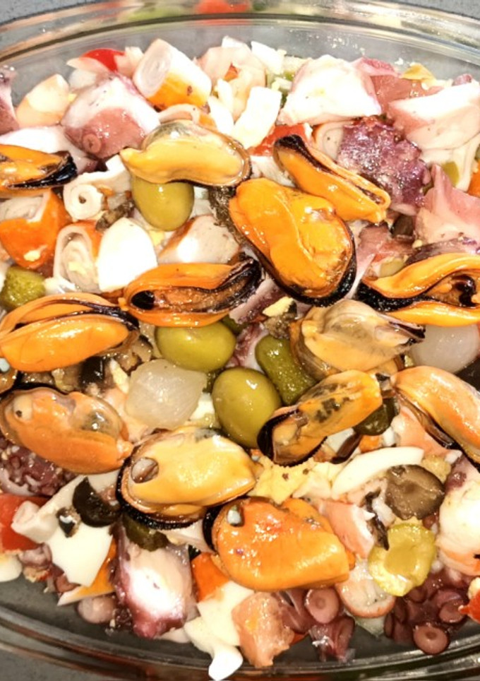 Una foto de Salpicón de pulpo gallego
