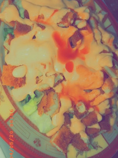 صورة لوصفة برجر سلطه مع صوص💗