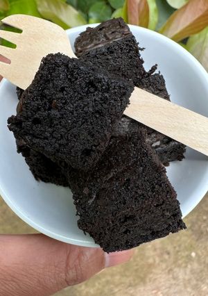 Foto resep Fudgy Brownies Share in Jar