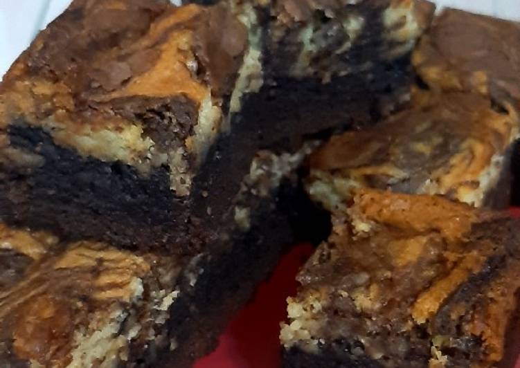 Cheesecake Brownies Simpel anti gagal