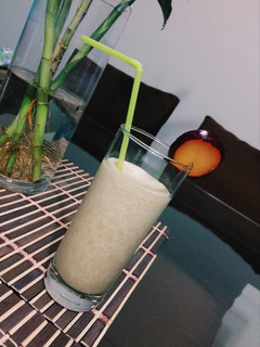 Una foto de Smoothie de Matcha y Banana