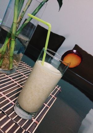 Una foto de Smoothie de Matcha y Banana