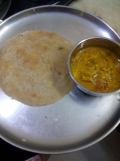 இரவு உணவு கோதுமை தோசை சாம்பார் செய்முறை முக்கிய புகைப்படம்
