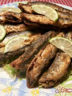 Una foto de Boquerones en adobo de cilantro