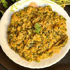 Methi Matar Malai A picture of Methi Matar Malai.
