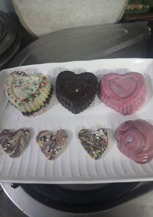 A picture of Colorful chocolate.